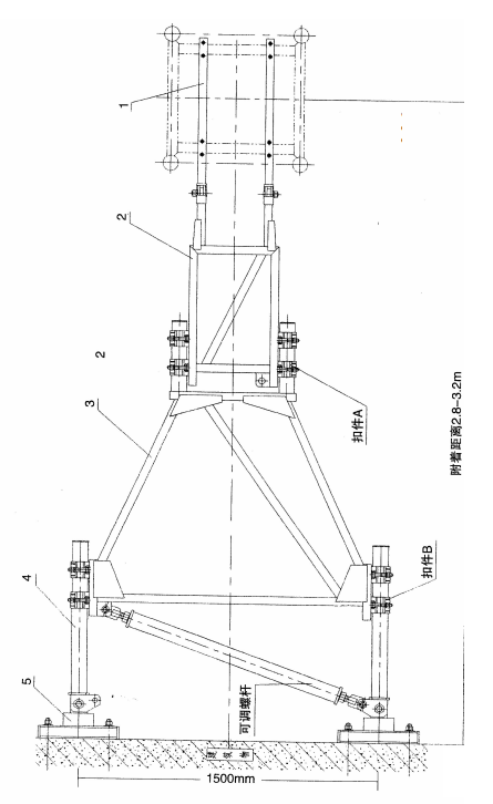 SC120施工升降机附着架安装图解